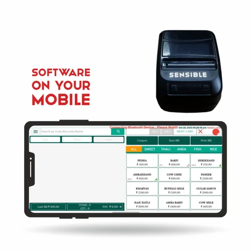 Sensible M-POS Billing Printer Machine