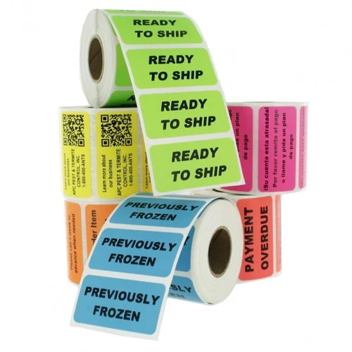 Multicolor Printer Labels